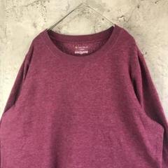 Z2754古着　スウェット　えんじ　無地　90s Y2K