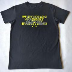 OAKLEYオークリー 黒 メッセージTシャツ Mサイズ 美品