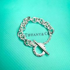 ティファニー ボール チェーン トグル ブレスレット NY シルバー R84e TIFFANY&Co. ティファニー トグル ブレスレット シルバー