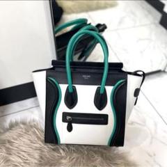 CELINE　セリーヌ　ラゲージ　マイクロショッパー　トリコロールのサムネイル