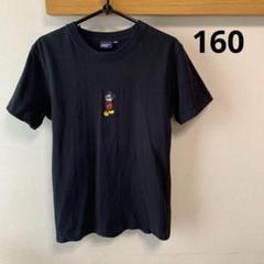 8)美品　Tシャツ　160 ミッキー　サングラス　ブラック　黒
