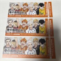 ハイキュー　特典　チケット　日向翔陽　影山飛雄　孤爪研磨　木兎光太郎　宮侑