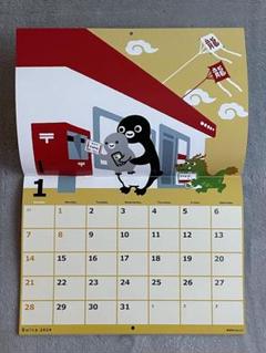 JR - 非売品 2019年 JR東日本 Suica ペンギン 壁掛け&amp;卓上カレンダー 交通系電子マネー月間利用件数3億件突破記念！Suicaのペンギン
