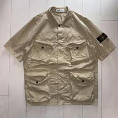良シルエット！Stone Island オーバーサイズ半袖シャツ Lサイズ