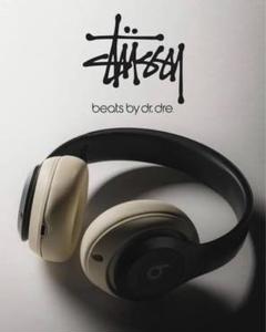 00年代 stussy ヘッドフォン柄 両面 シングルステッチ フェードブラック 古着 Stussy フェルト パッチ ストライプ ウール 半袖 ベース