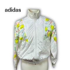 1919★【adidas】　デサント製　希少　ナイロン　ジャージ　M　裏起毛