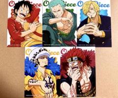 ONE PIECE ジャンプフェスタ 生ブロマイド ルフィ ロー キッド サンジ ワンピース ジャンプフェスタ 生ブロマイド ルフィ ロー キッド