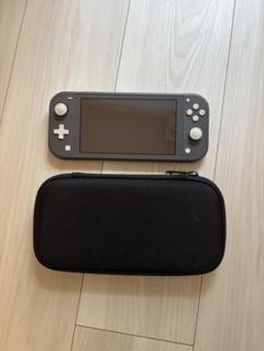 本体 任天堂スイッチライト　黒ケース付　Nintendo Switch グレー