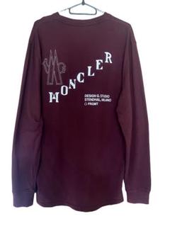 【最安値に挑戦】 MONCLER FRGMT モンクレール ロンT 長袖カットソー バーガンディM トップス