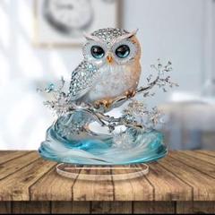 2D アクリルスタンド フクロウ 置物 フラット アクスタ 新品未使用