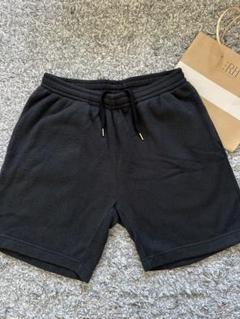 正規品ロンハーマン スウェットショートパンツ ブラック RHC 旧ロゴ サイズL 定番【Ron Herman】RHC タオル生地 スウェット ショートパンツ