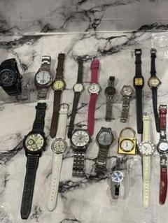 CASIO G-SHOCK、ELGIN、他メンズ、レディース腕時計セット