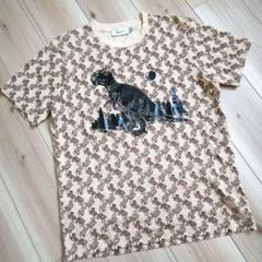 COACH コーチ 半袖 レキシー コットン 綿 Tシャツ 総柄 メンズ M