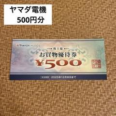 ポケモンカード　ヤマダ電機　株主優待券 7000円分　500円券×14枚 ヤマダホールディングスから株主優待が届いていました
