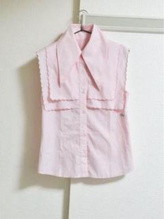 biby MELINDA SAILOR BLOUSE ブラウス 新品 完売品 Bibiy. MELINDA SAILOR BLOUSE PINK - メルカリ