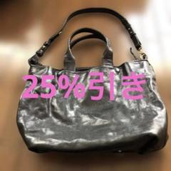 黒 レザー ハンドバッグ