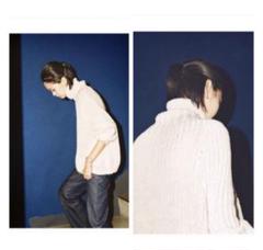 jun mikami タートルネックニットカットソー