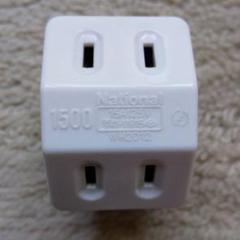 レトロ品です。National コンセント2口