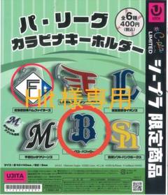 Hit様パ・リーグカラビナキーホルダー　オリックス&福岡ソフトバンクホークス
