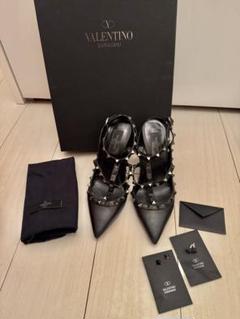 バレンチノ　VALENTINO 豹柄ヒール　37 1/2 バレンチノVALENTINO 豹柄ヒール37 1/2