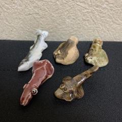 九谷焼　古九谷　魚形皿　手びねり　市川清鱗　5客　共箱④ 九谷焼 古九谷 魚形皿 手びねり 市川清鱗 5客 共箱④ - メルカリ