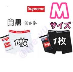 【ステッカー付】supremeボクサーブリーフ　2枚 Supreme - 【新品未使用】supremeボクサーブリーフ 2枚セットの