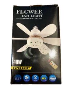 未使用品開封済みFLOWER FAN LIGHT シーリングファンライト 40W