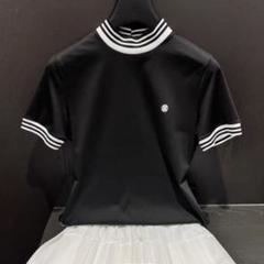ゴルフ レディース ジーフォア 半袖 トップス シャツ（ブラック） ゴルフ レディース ジーフォア 半袖 トップス シャツ モック