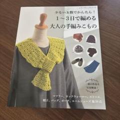 少ない玉数でかんたん！　１〜３日で編める大人の手編みこもの　レディブティック