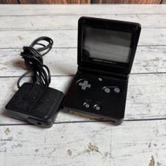 任天堂 ニンテンドー ゲームボーイアドバンスSP ブラック 充電器付 不動品