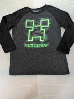 Minecraft マイクラ　長袖 7分袖　Tシャツ ユースサイズYXL