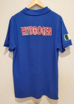 HYDROGEN ポロシャツ XLサイズ イタリア製 青 H2Jロゴ - メルカリ
