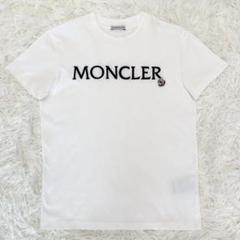 【人気投票 1~37位】ハイブランド人気ランキング！ 刺繍 モンクレール 希少XS】国内正規品 ロゴ ワッペン Tシャツ トップス