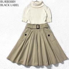 BURBERRY BLACK LABEL 膝丈ワンピース　ブラック BURBERRY BLACK LABEL 膝丈ワンピースブラック