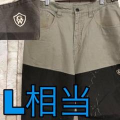 B1357 GAME WINNER ペインターパンツ グランジ ペンキリメイク