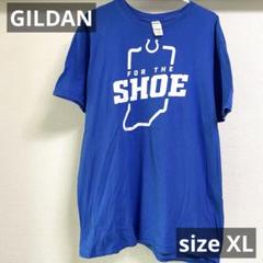 US古着　GILDAN ギルダン　半袖Tシャツ　サイズXL ブルー　青のサムネイル