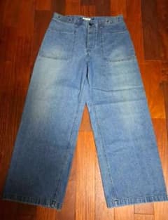 INTERIM 40's US.NAVY  美品 フレアデニム インテリム INTERIM 40's US.NAVY 美品 フレアデニム インテリム - メルカリ