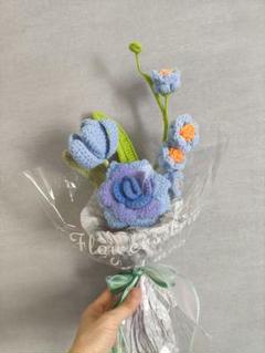 チューリップ あみぐるみ 枯れない花 花束 毛糸フック編み プレゼント