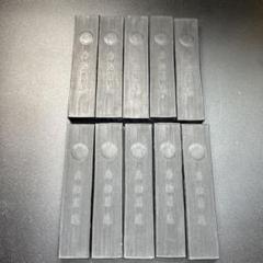 【未使用】南松園造 昭和50年代 古墨 烏玉抉 10丁型 10本 (2012) 未使用】南松園造 昭和50年代 古墨 烏玉抉 10丁型 10本 (2012