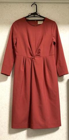 ユナイテッドアローズ　綺麗めワンピース レッド　38