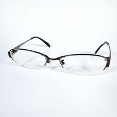BURBERRY バーバリー　ハーフリム　メガネ　眼鏡　ビジネス　スクエア