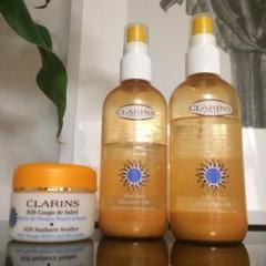 CLARINS アフターサンシマーオイル×ボームアプレソレイユシュペール
