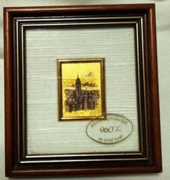 小さな絵画 Gold Leaf 金箔 Made in Italy