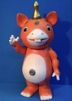 イヌクマ★快獣ブースカ★ジャイアントサイズ【黄色（1）】イヌクマパパ色紙付き 快獣ブースカ ジャイアント 黄色（1） | inukuma