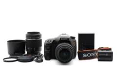 ♥ SONY α57 ♥純正ダブルレンズ 一眼レフ 元箱付き♥初心者おすすめ♥ Amazon | SONY ミラーレス一眼 α57 ダブルズームレンズキット DT