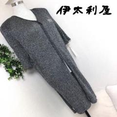 ♥️4000円値下げ☆未使用☆伊太利屋サマーロングカーディガン薄手M～L ♥️未使用♥️伊太利屋サマーロングカーディガン薄手M～L