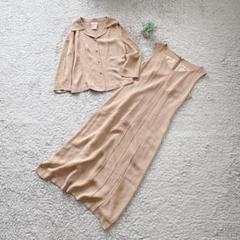【Sybilla】セットアップ スーツ ジャケット ワンピース レーヨン混 M