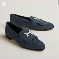2024年8月購入❣️新品未使用❣️ エルメス　37 1/2 モカシンロワイヤル　靴 エルメス モカシン ロワイヤル レザー レディースサイズ37