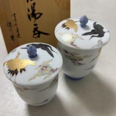 深川製磁　八方割飾皿　窓絵竹に鶴 Amazon.co.jp: 深川製磁 窓絵竹に鶴 八方割飾皿 皿立て付