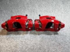 MH23SワゴンR HE22Sラパン等　ブレーキキャリパー 赤に塗装済　OH済 MH23SワゴンR HE22Sラパン等ブレーキキャリパー 赤に塗装します